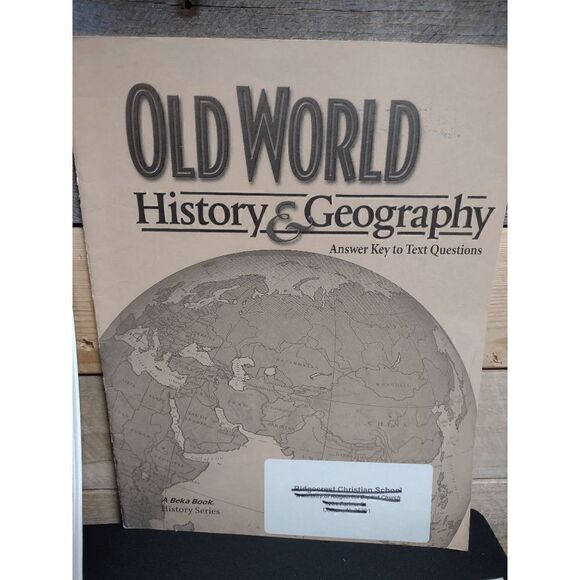 A Beka Old World History & Geography 3rd Ed. Maps, Quiz, Test, Answer Key - Picture 3 of 5